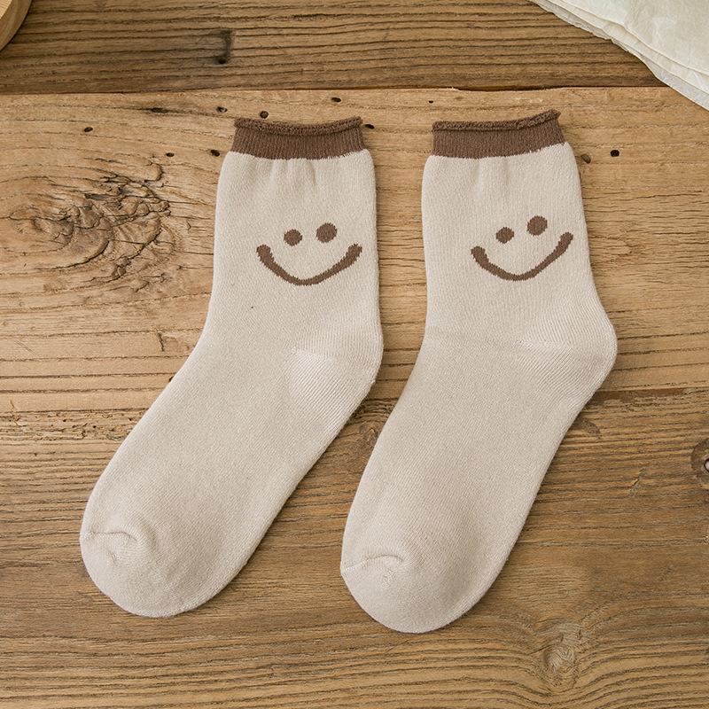 SmileSock™ Smiley Gesicht Baumwoll Socken (2+3 GRATIS)
