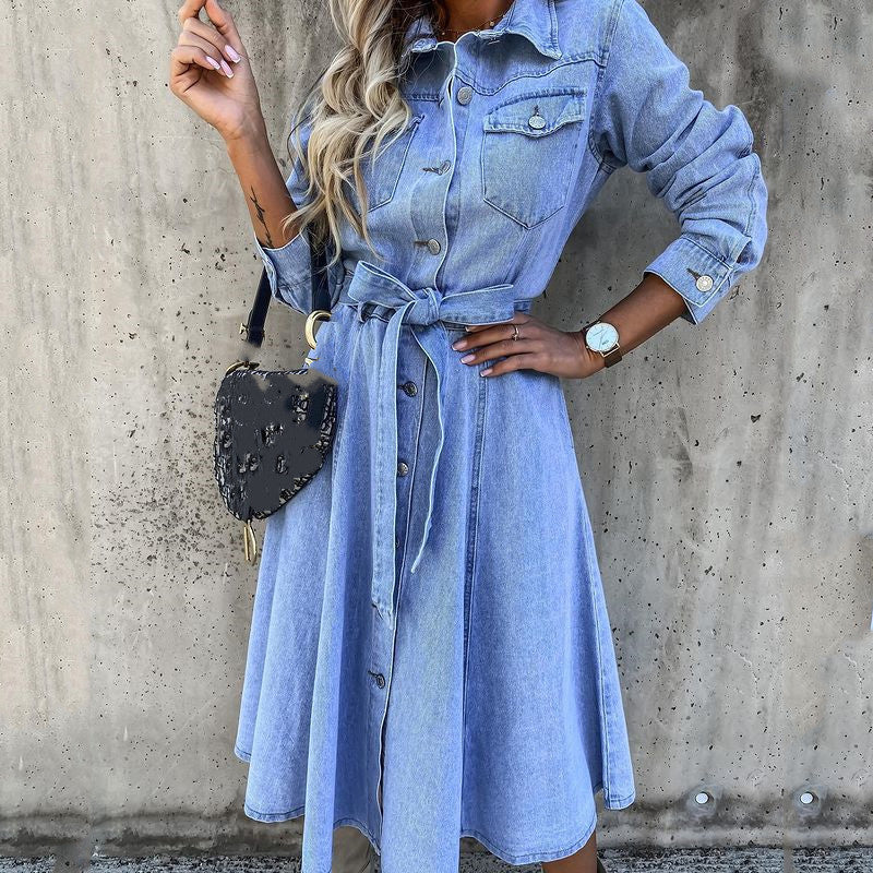DenimChic™ - Denim-Kleid