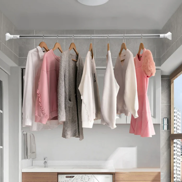 HomeEssentials™ Verstellbare Hängestange ohne Bohrer