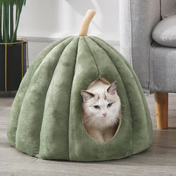 CozyPaws™ – Warmes geschlossenes Katzenbett für kalte Tage