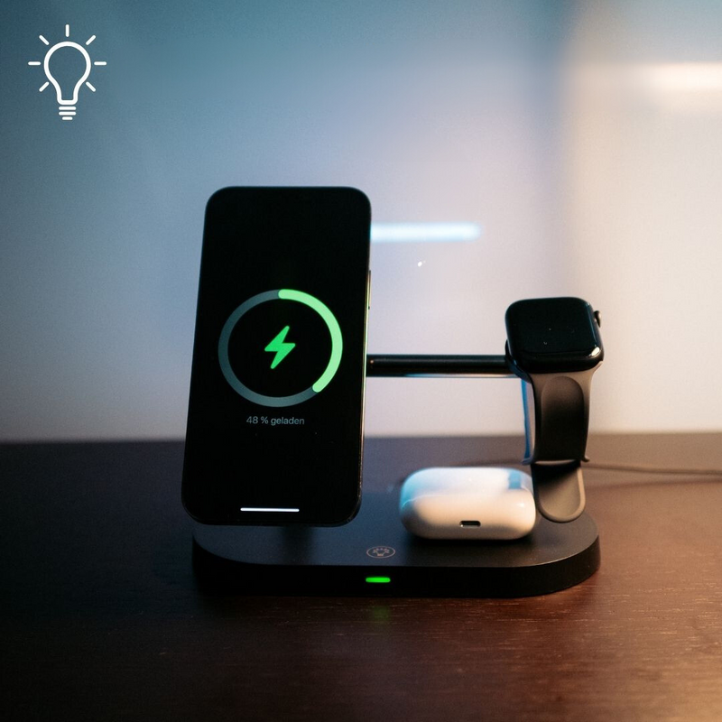 ChargeDock™ 5-in-1 kabellose Ladestation