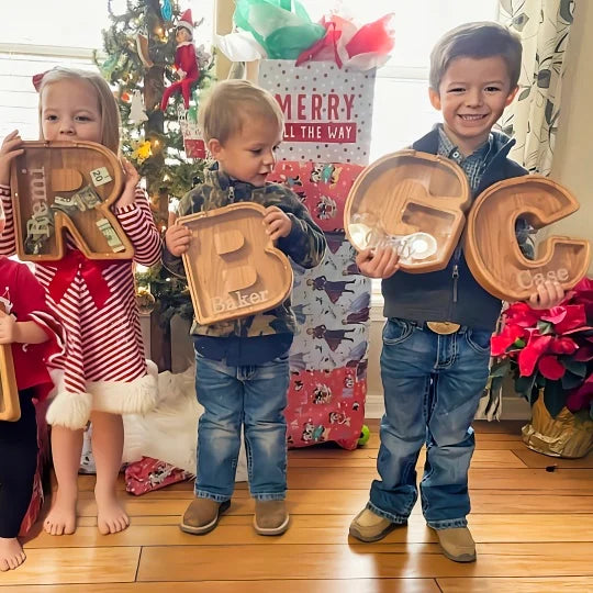 CoinDen™ Buchstabenförmiges Sparschwein für Kinder
