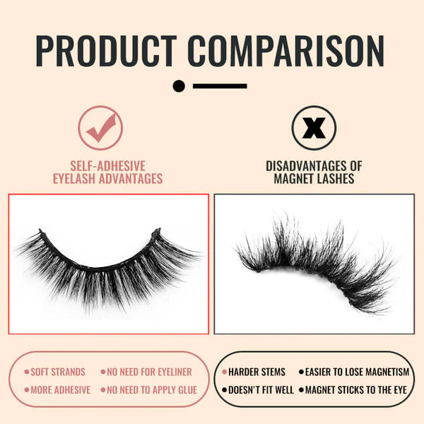LashChic™ Wiederverwendbare Selbstklebende Wimpern (1+1 GRATIS!)