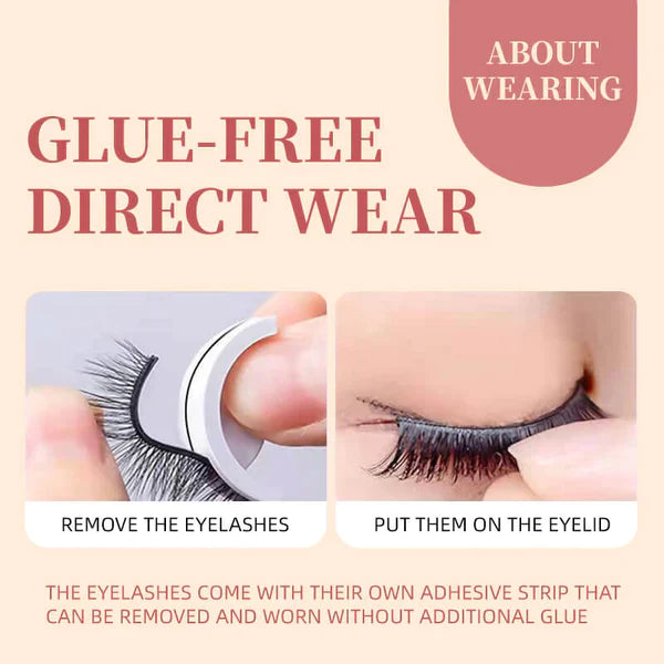 LashChic™ Wiederverwendbare Selbstklebende Wimpern (1+1 GRATIS!)