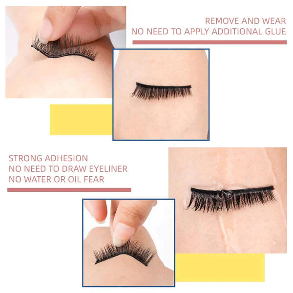 LashChic™ Wiederverwendbare Selbstklebende Wimpern (1+1 GRATIS!)