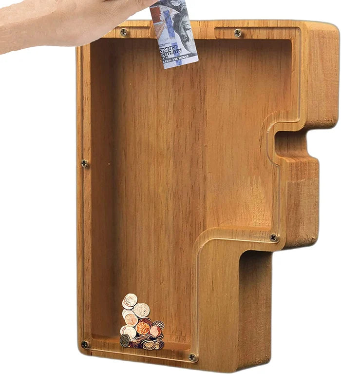 CoinDen™ Buchstabenförmiges Sparschwein für Kinder