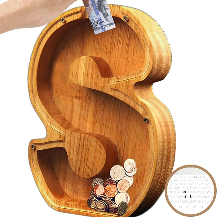 CoinDen™ Buchstabenförmiges Sparschwein für Kinder