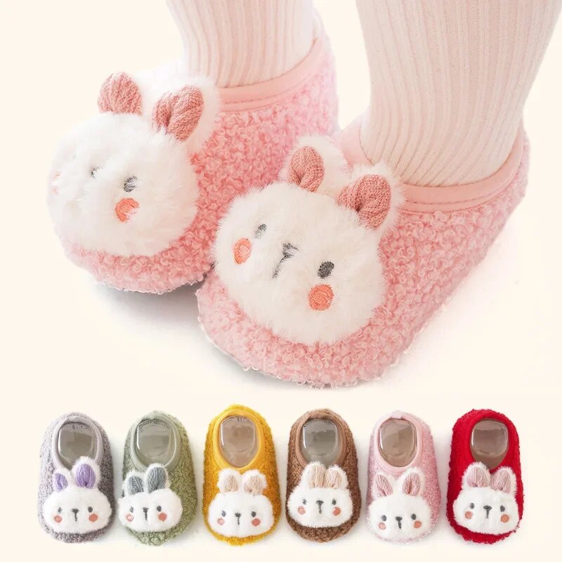 ToddlerKicks™ Niedliches Häschen Rutschfeste Babyschuhe