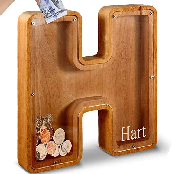 CoinDen™ Buchstabenförmiges Sparschwein für Kinder
