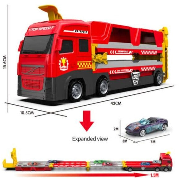 MudBlast™ Lkw-Rennstrekce  (Satz mit 8 Fahrzeugen)