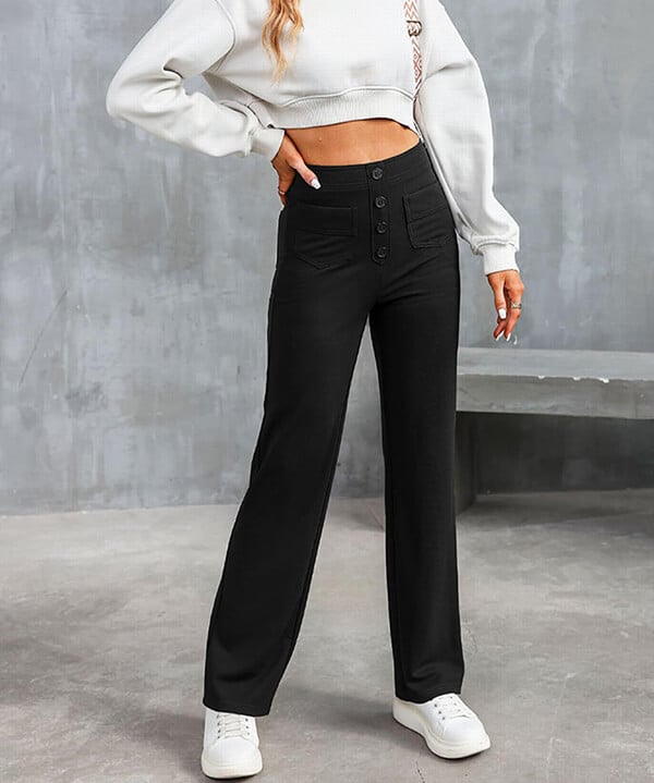 Sophie™ Elastische Hose mit Hohem Bund
