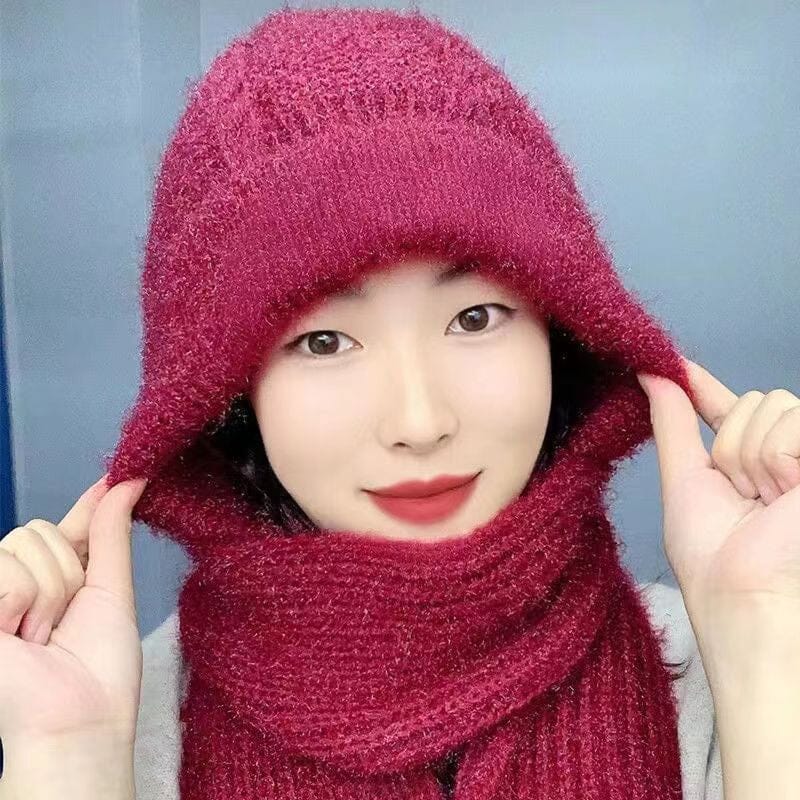 ChicScarf™ Winddichte Strickkapuze und Schal