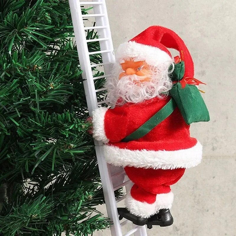 MerryClimber™ Musikalischer Leiter-Kletter-Weihnachtsmann (1+1 KOSTENLOS)