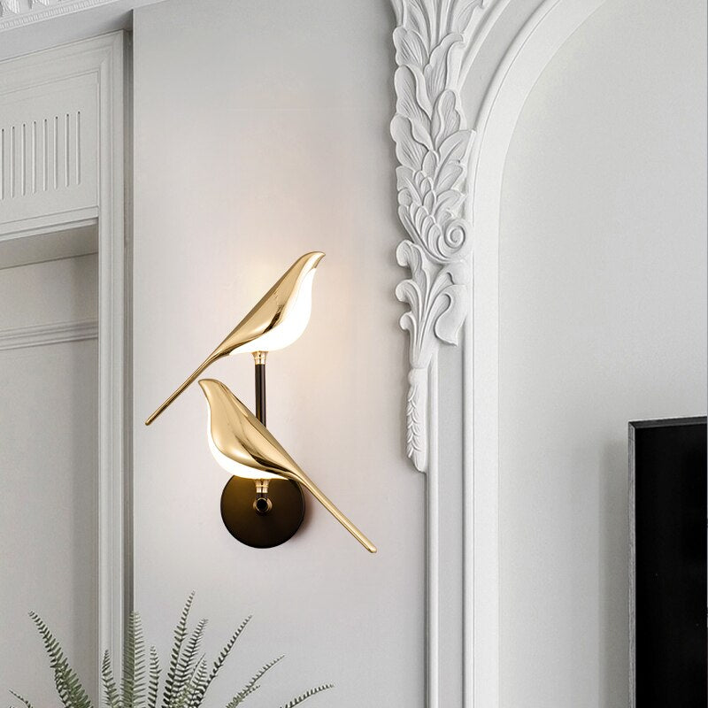 ArcticBird™  - Nordische LED-Vogel-Wandleuchte