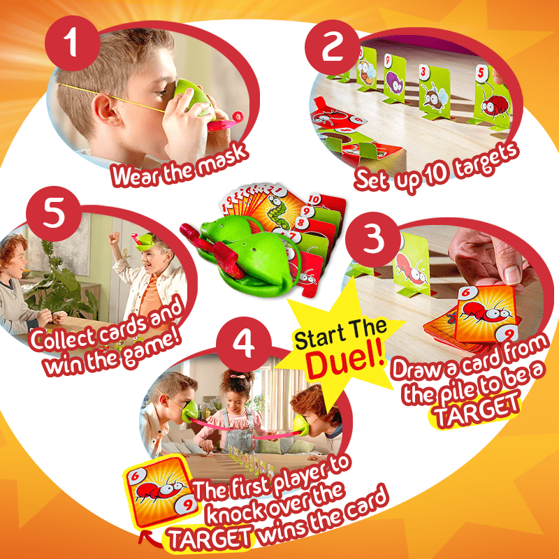 TicTac Tongue™ Eidechsenzunge Kartenspiel