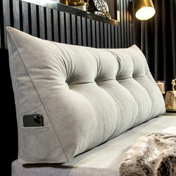 CozyPillow™ Großes Nackenrollen-Kissen Kopfteil-Kissen