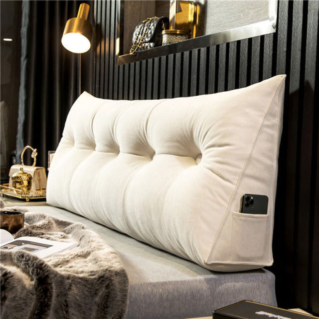 CozyPillow™ Großes Nackenrollen-Kissen Kopfteil-Kissen