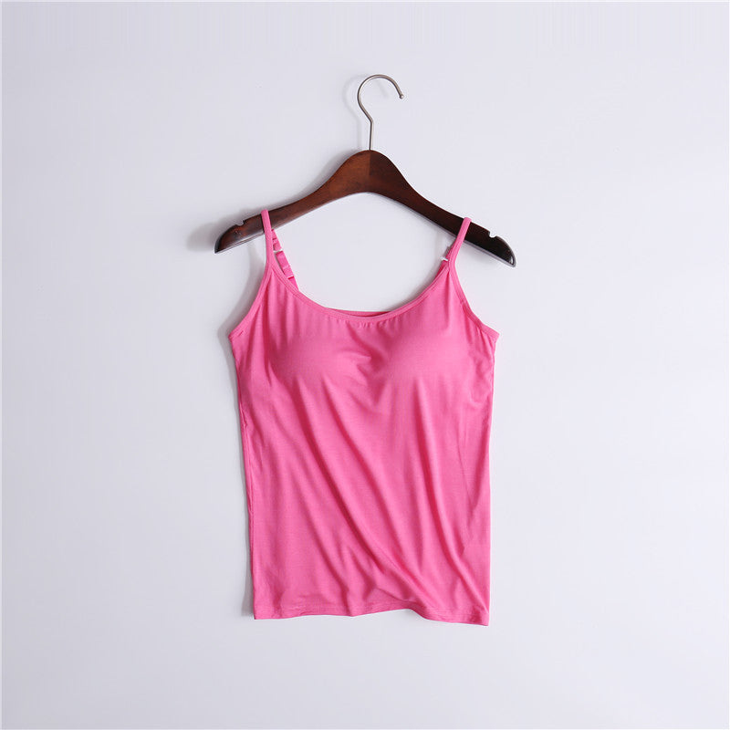 LadyLuxe™ Damen-Tanktop mit integriertem BH