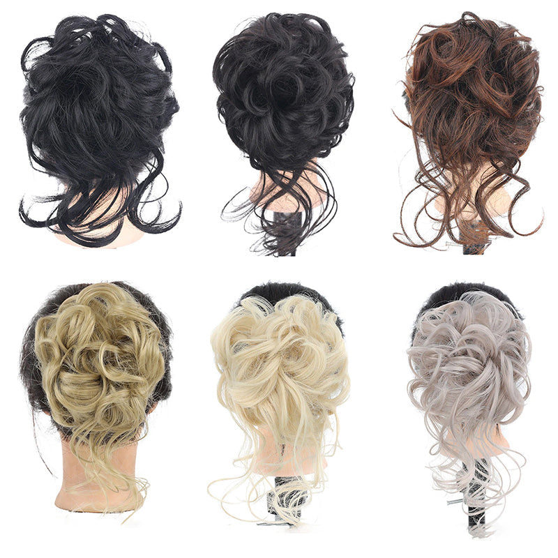 BunChic™ Lazy Bun Haarspangenperücke