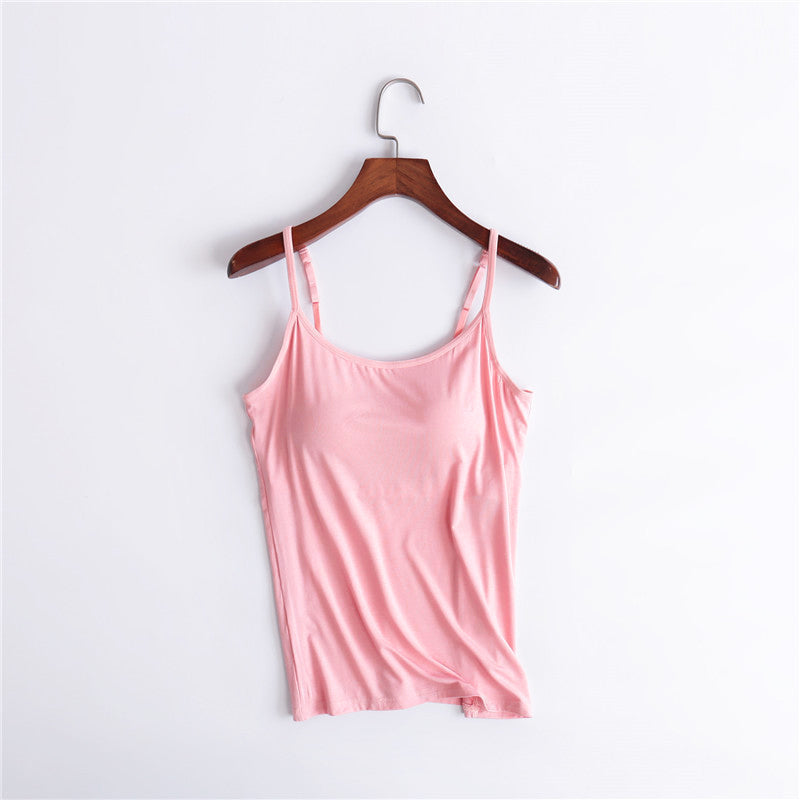 LadyLuxe™ Damen-Tanktop mit integriertem BH