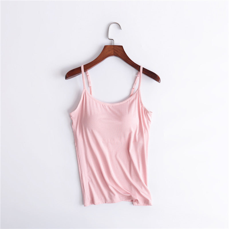 LadyLuxe™ Damen-Tanktop mit integriertem BH