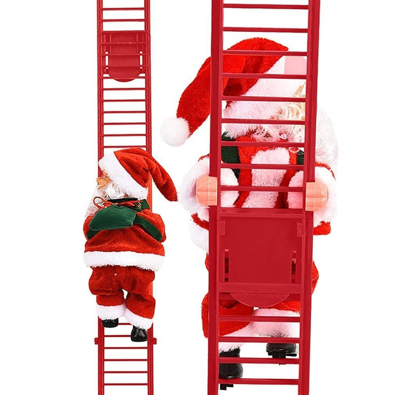 MerryClimber™ Musikalischer Leiter-Kletter-Weihnachtsmann (1+1 KOSTENLOS)
