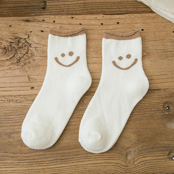 SmileSock™ Smiley Gesicht Baumwoll Socken (2+3 GRATIS)