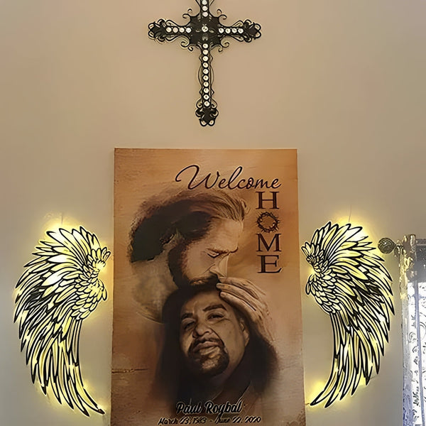 Angelic Glow™ LED Metall Wandflügler