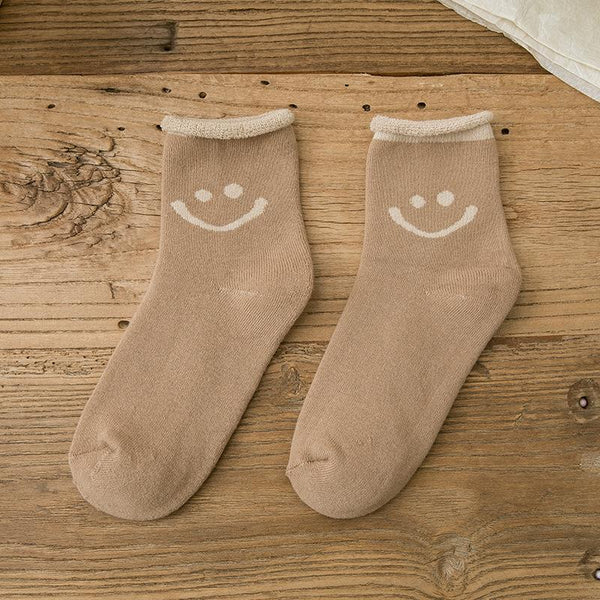 SmileSock™ Smiley Gesicht Baumwoll Socken (2+3 GRATIS)