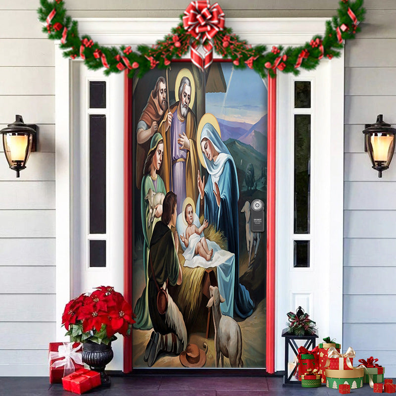 FestiveDoor™ Weihnachtsdekoration Türbanner
