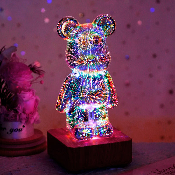 Feuerwerk Bär Lampe Geschenk für Sie oder Ihn