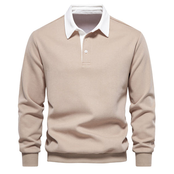UrbanStyle™ Sweatshirt mit Polokragen für Männer