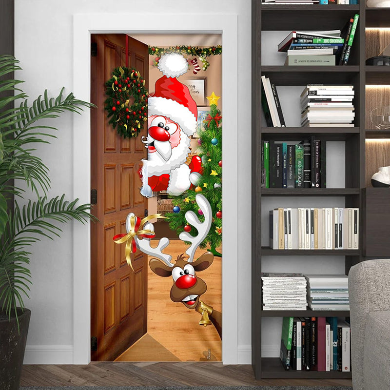 FestiveDoor™ Weihnachtsdekoration Türbanner