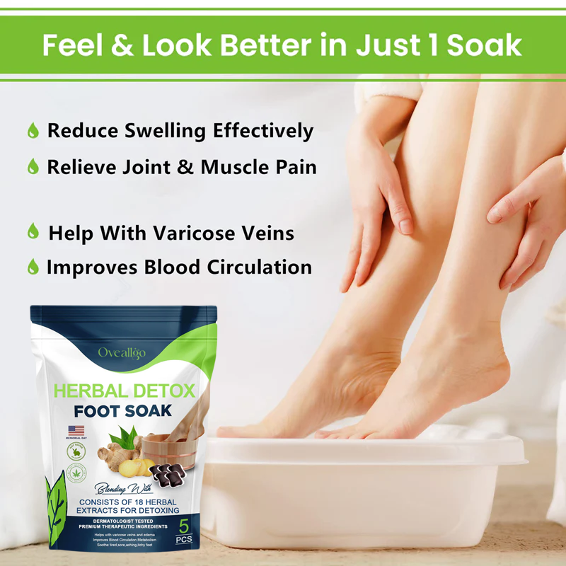 Oveallgo™ PRO Herbal Detox Fußbad Perlen