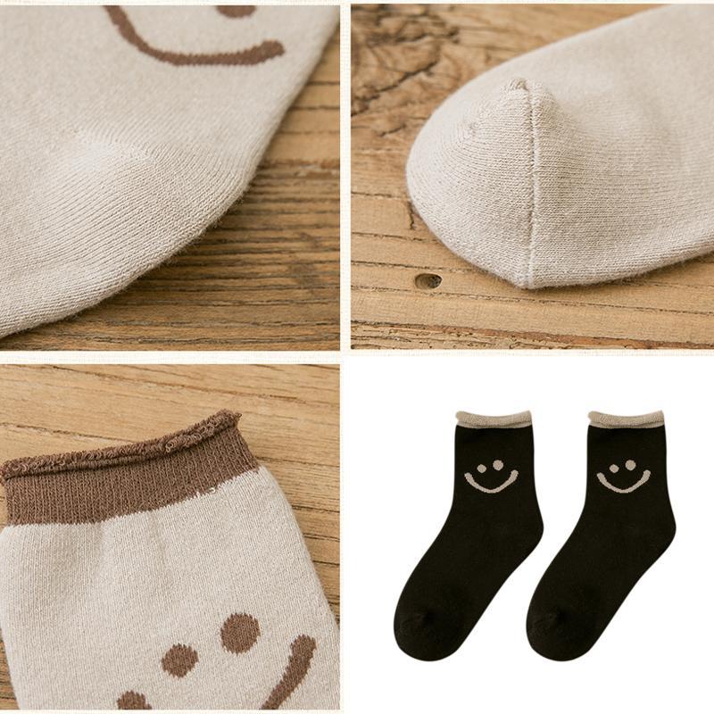 SmileSock™ Smiley Gesicht Baumwoll Socken (2+3 GRATIS)