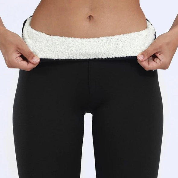 Winter-Leggings aus Lammwolle