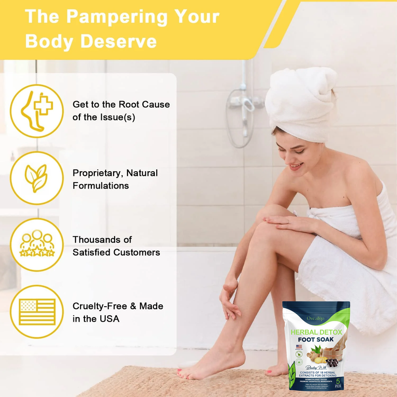 Oveallgo™ PRO Herbal Detox Fußbad Perlen