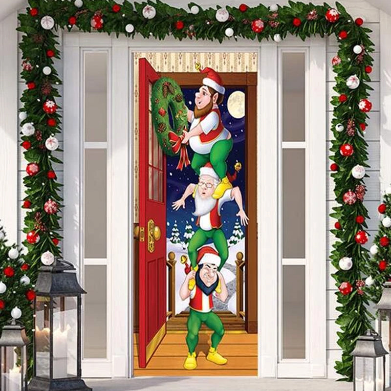 FestiveDoor™ Weihnachtsdekoration Türbanner