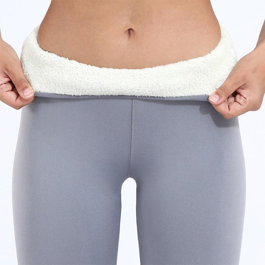 Winter-Leggings aus Lammwolle