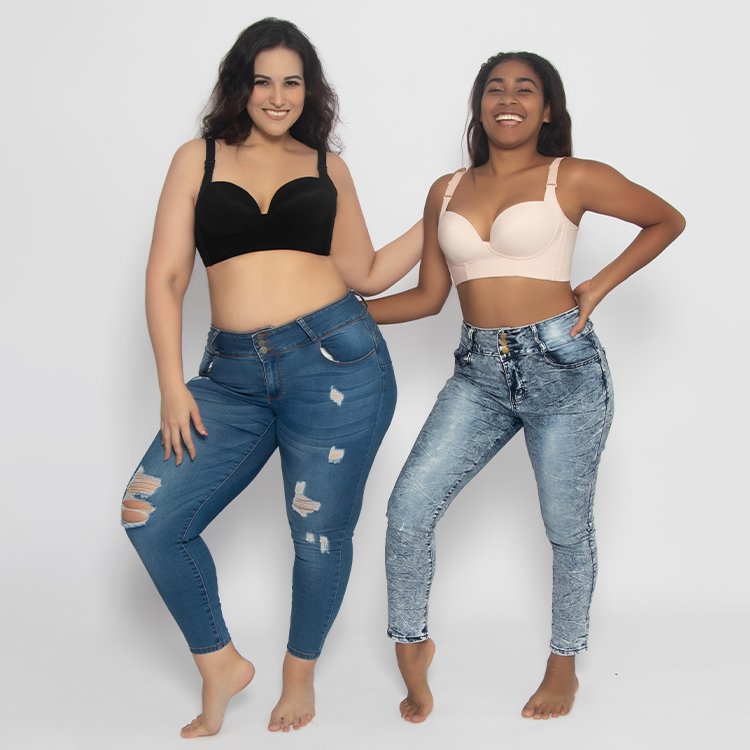 SleekCurve™ Tiefer Schalen-BH mit Shapewear