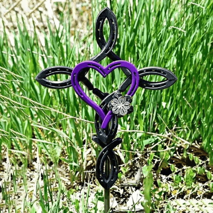 Hufeisenkreuz mit Herz