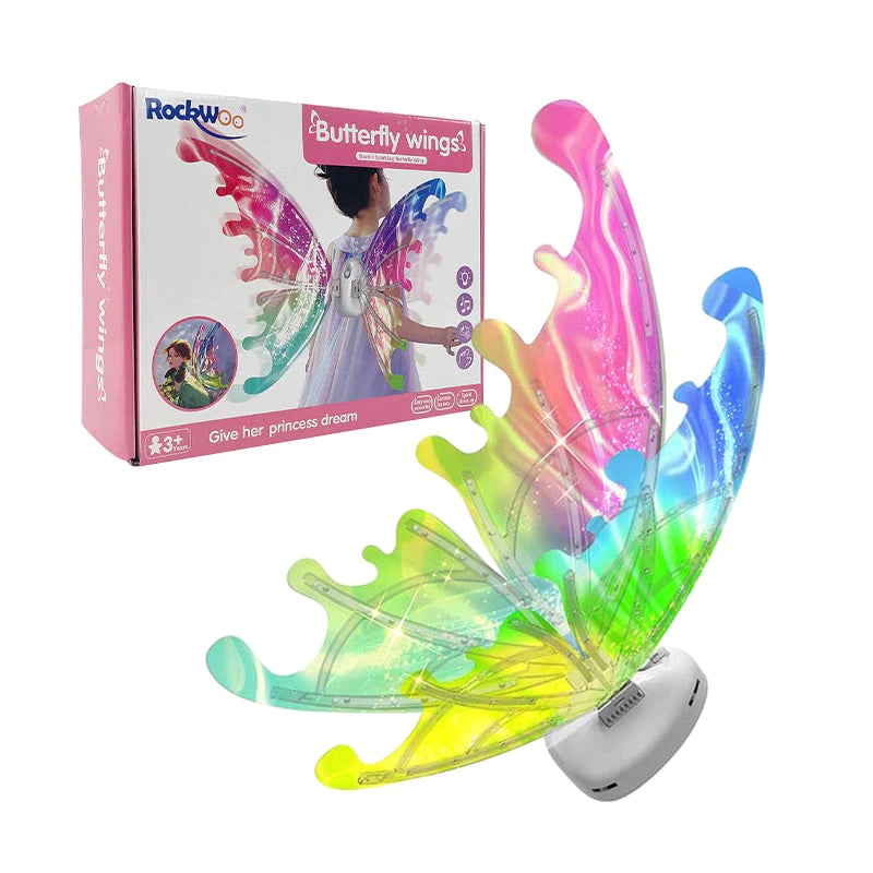 Tune Wings™ Schmetterlingsflügel mit Musikbeleuchtung