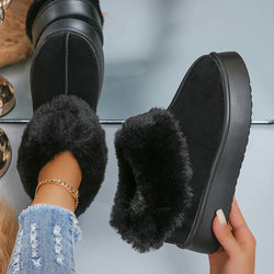 PlushHaven™ Warme Winterstiefel mit Plateau