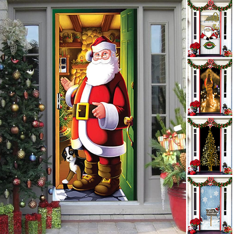 FestiveDoor™ Weihnachtsdekoration Türbanner