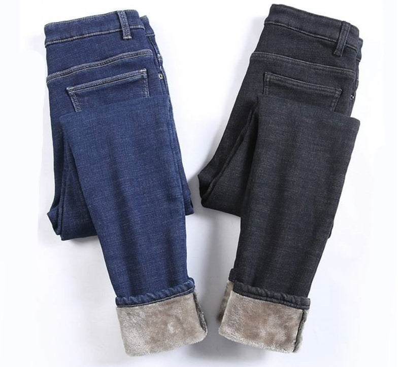 Winterliche Fleece Jeggings