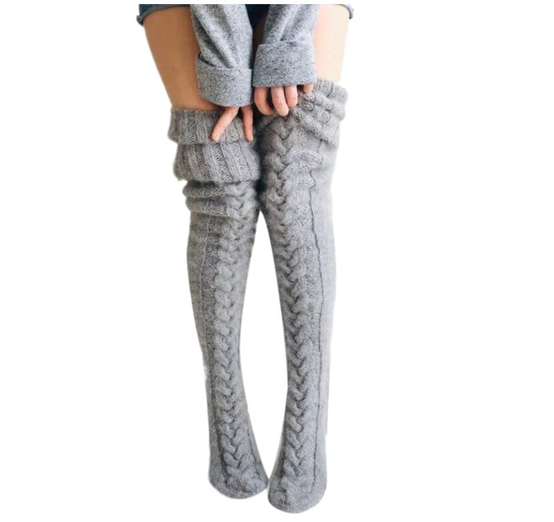 Gestrickte Kniestrümpfe