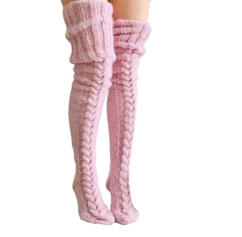 Gestrickte Kniestrümpfe