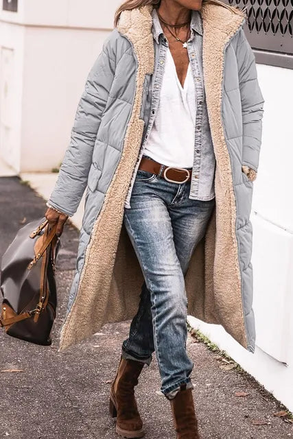 CityScape™ Langer Winterparka mit Kapuze