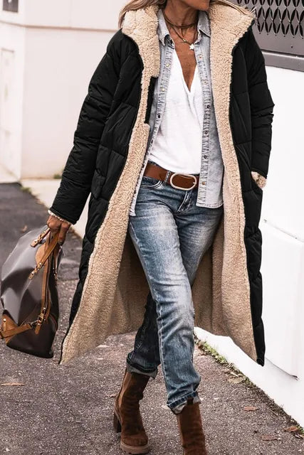 CityScape™ Langer Winterparka mit Kapuze