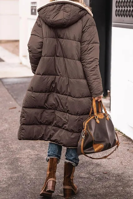 CityScape™ Langer Winterparka mit Kapuze